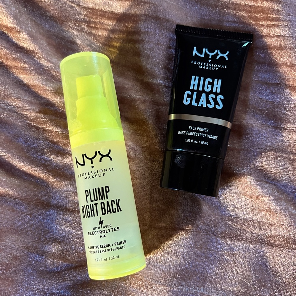Nyx primer bundle- plump right back & high glass primers